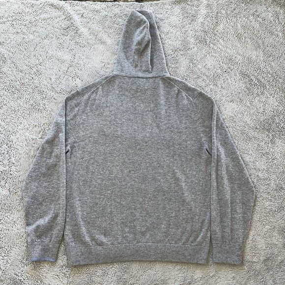 Greyson Koko Sweater Hoodie Wool Cashmere Light Grey Heather XXL Whisper Rock AZ - Picture 6 of 8